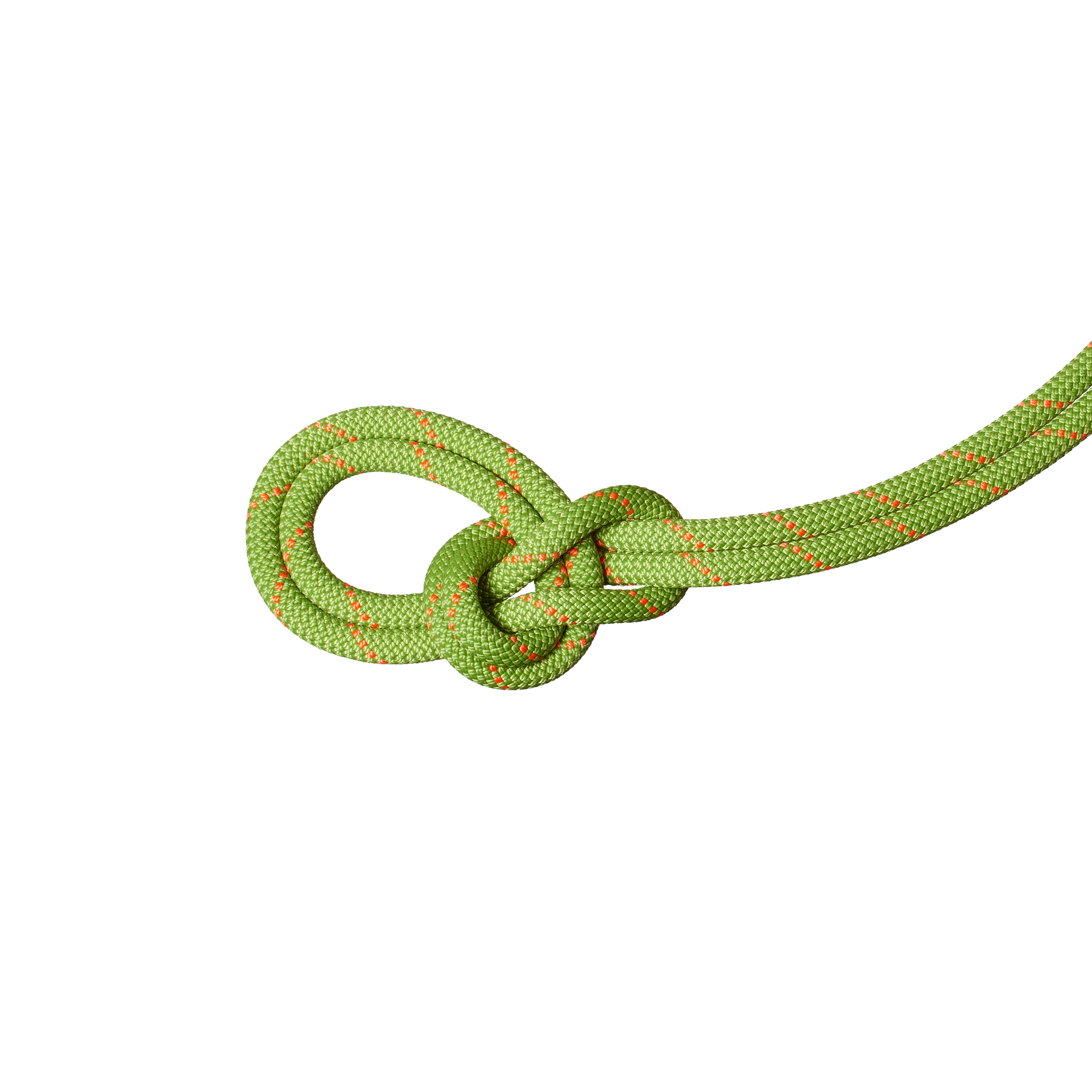 Mammut High-quality 100% recycled polyamide climbing rope 9.8 Crag Recycled Classic Rope 40m Green 40 m
