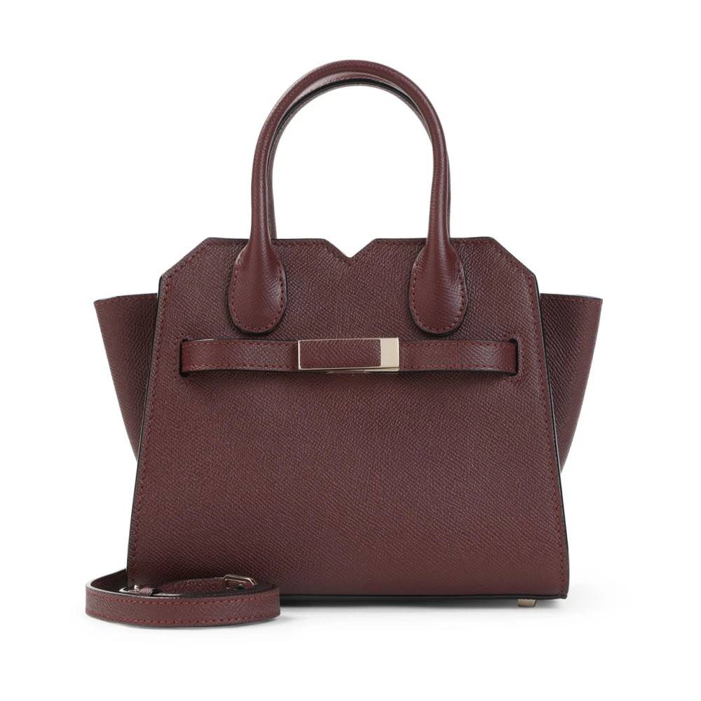 Valextra Amaranto Milano Micro-taske i kalveskind - Tasker - Dame - Rød - ONE SIZE - Uld