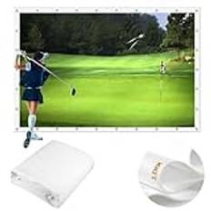 Golf Impact Screen Projektionsskärm, Golf Target Practice Duk, Anti-impact Sound Cancelling Gardiner, Golf Simulators Projektionsskärm for golfträning, for Home Practice Projection Screen(3M x 4M/9.84