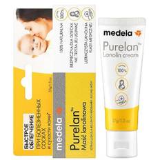 Medela purelan lanolinkrem - hurtigvirkende til brystvorter og tør hud 37g (dato)