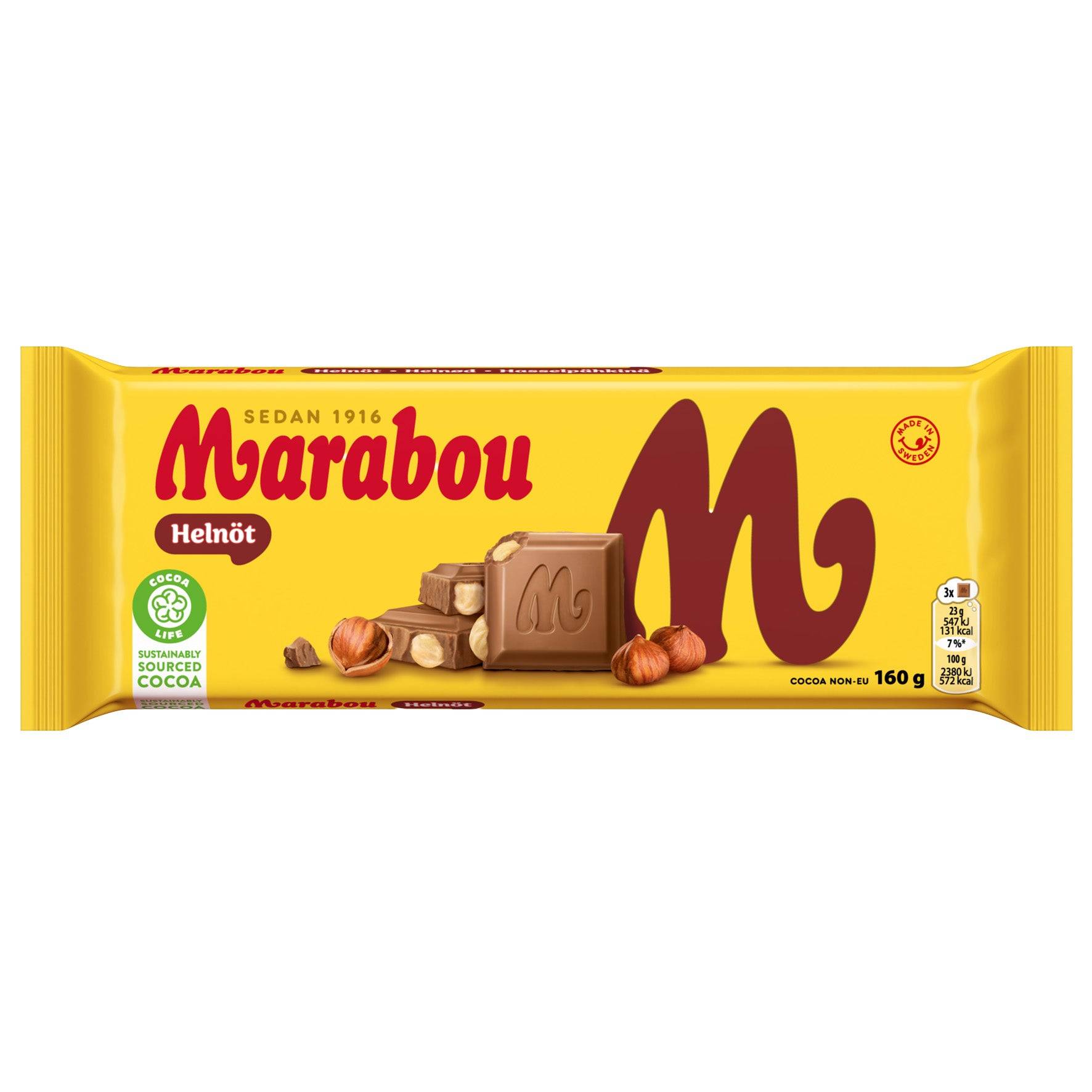 Choklad Marabou Helnöt 13x160 g