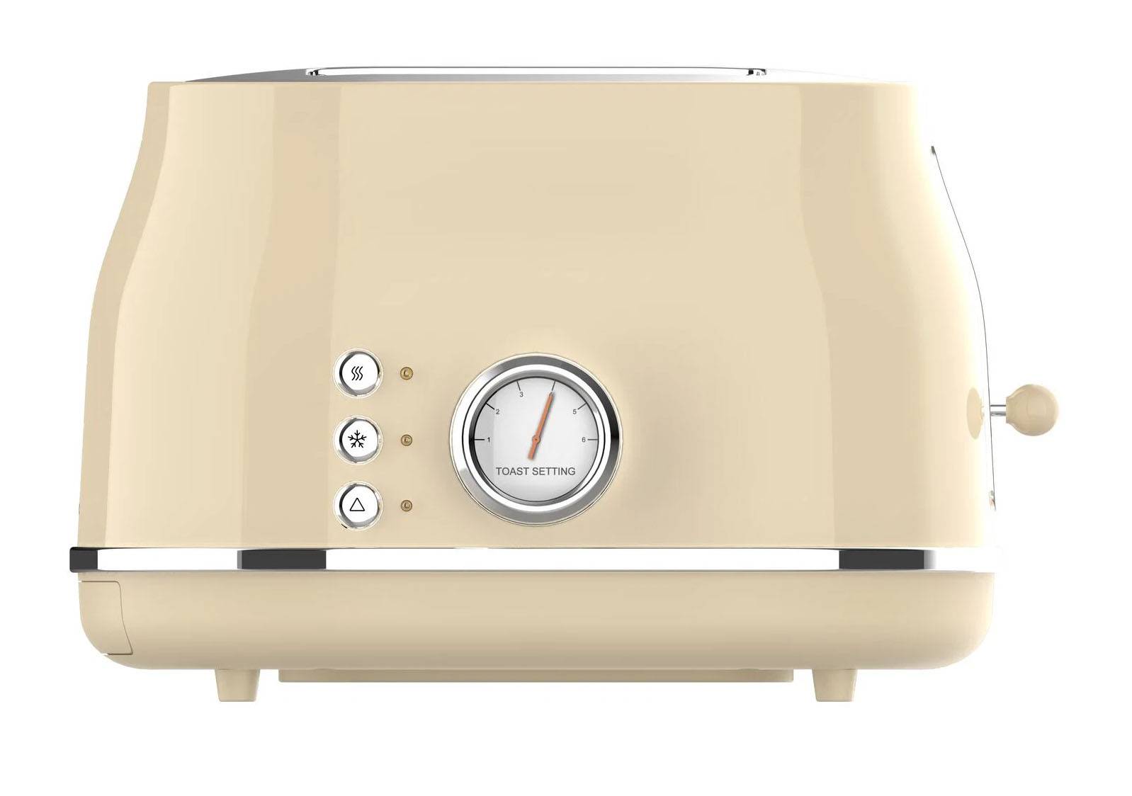 WITT Premium retro brødrister - creme