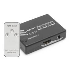 Luxorparts 4K HDMI-switch med fjärrkontroll 3-vägs