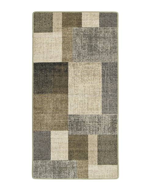 Tasman grön - matta med gummibaksida 80 x 350 cm - Grön (80 x 350 cm)