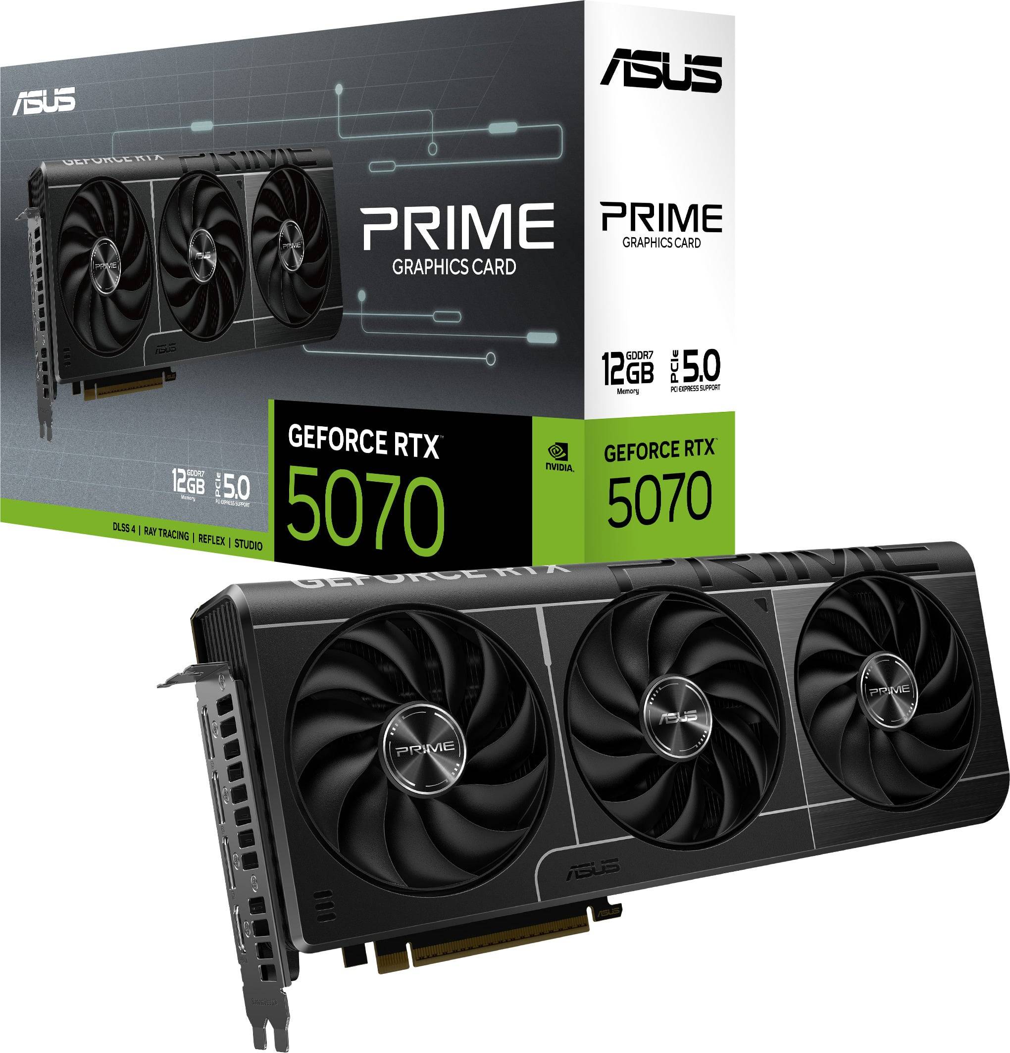 ASUS Prime GeForce RTX 5070 12 GB GDDR7 OC Edition grafikkort