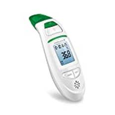 medisana TM 750 connect digital 6in1 termometer Örontermometer för spädbarn, barn och vuxna, panntermometer med visuellt feberlarm, minnesfunktion och Bluetooth