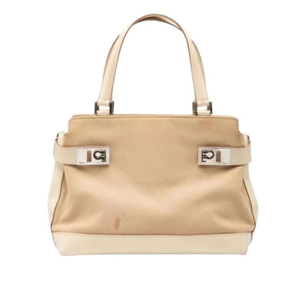 Salvatore Ferragamo Pre-owned - Pre-owned Gancini aq-21 Handväska Vintage - Dam - ONE Size - Läder