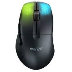 ROCCAT Gaming Mouse Kone Pro Air Wireless 2.4GHz/Bluetooth Black/Black Optical/19K/Optical Switch/Side Button/Lightweight 75g/PTFE/Reflex/RGB German D