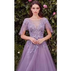 Andrea and Leo A1351 - Flutter Sleeve Tulle Evening Gown