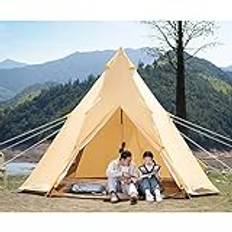 Lätt tipi campingtält pyramidtält för bergsbestigning vandring camping 5-8 personer familj camping tipi tält