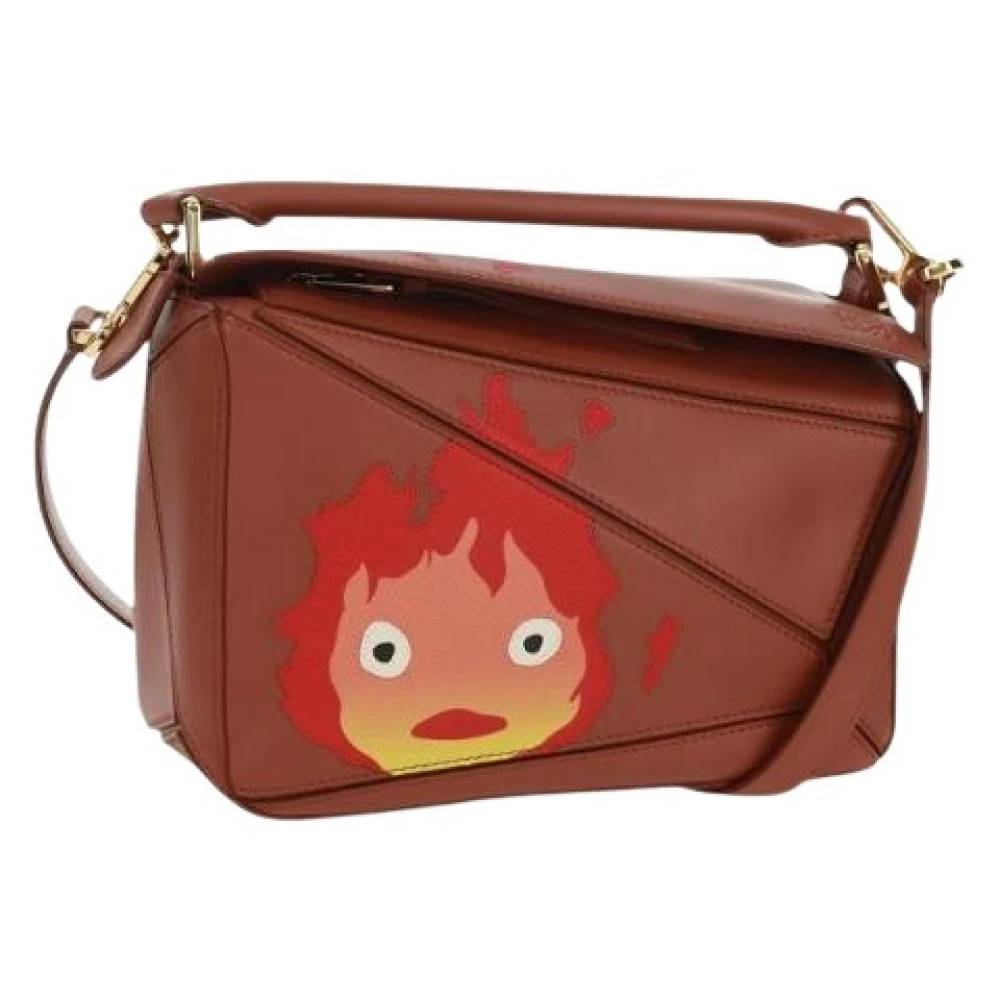 Loewe Pre-owned Pre-owned Håndtaske - Vintage - Dame - Brun - ONE SIZE - Læder