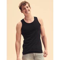 Fruit of the Loom Herre Tank Top F260-Sort-4XL