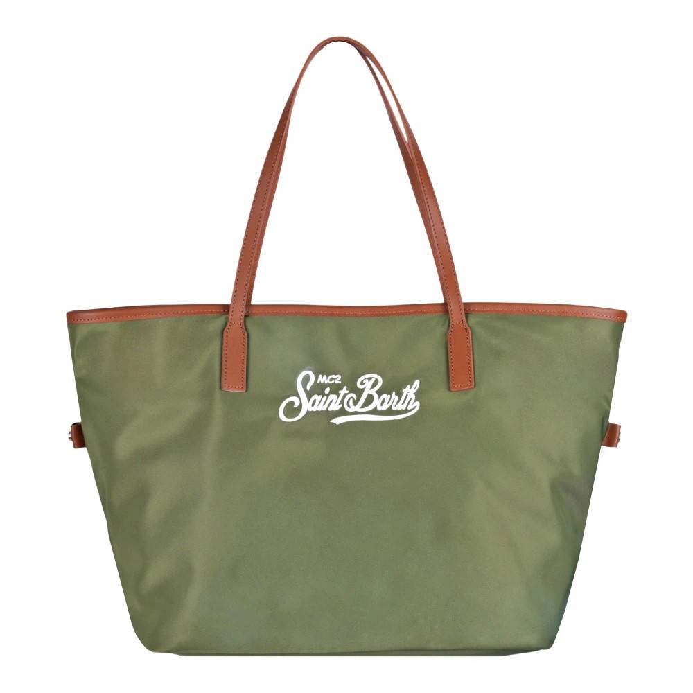 MC2 Saint Barth City Bag - Tasker - Dame - Grøn - ONE SIZE - Uld