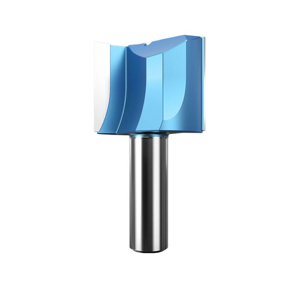 Straight Router Bit 1/2 Shank Wood Milling Cutter 2 Flute Trimming Slotting Cutter Woodworking Tool Carbide End Mill