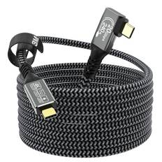 CAKOBLE USB C Kabel 3m,240W USB C 3.2 Gen2 Kabel 20 Gbps usbc charging cable, USB C Monitor 4K@60Hz Kompatibilitet Thunderbolt 4 Kabel för i-Phone 16, (20Gbps 240W-3m)