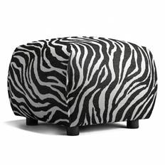 Decotique Le Petite Sittpuff Zebra Svart / Vit - Fotpallar Svart - 11103204