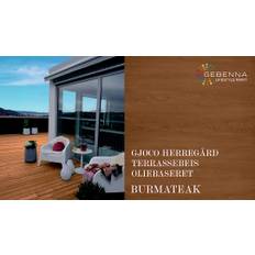 Gjøco Herregård Terrassebeis Oljebaserad: Burmateak 9 liter