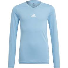 Adidas Kinder Langarm Base Shirt Team blau