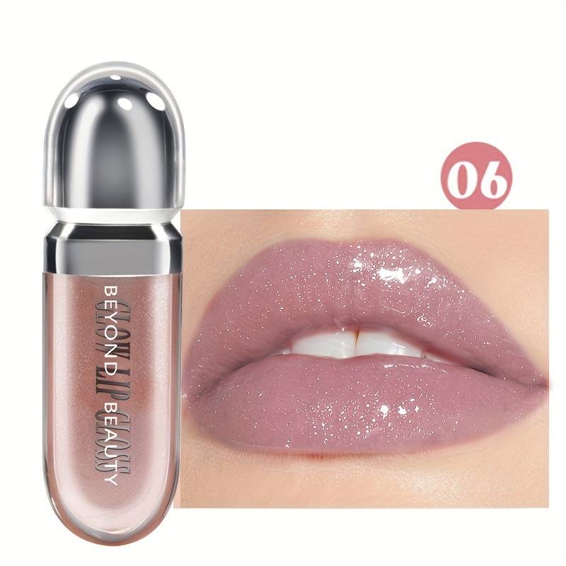 TEMU Shimmering Moisturizing Lip Gloss Lip Oil Gloss, Long-lasting Tinted Shimmer Lip Stain, Nourishing Glossy Oil, Lip Care Oil That Makes Lips Shiny And Moisturized