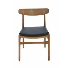 Cushion to Hans J. Wegner CH23 chair in - black leather