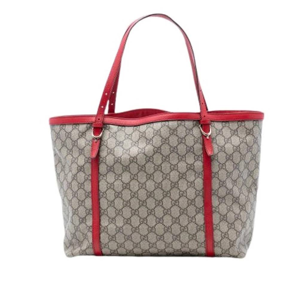 Gucci Vintage Pre-owned Nice Tote Bag - Vintage - Dame - Beige - ONE SIZE - Læder