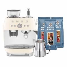 Smeg EGF03CREU Manuel espressomaskine Inkl. Mælkekande & 1,5kg Rigtig Kaffe