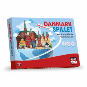 Danmarksspillet. Brætspil fra Danspil. Fra 8+