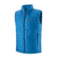 Nano Puff Vest M, Andes Blue w/Andes Blue, XL Varmt, vindtätt, vattentåligt. (XL)