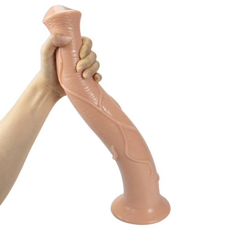 Stor Kæmpe Hest Dildo 42cm Hud