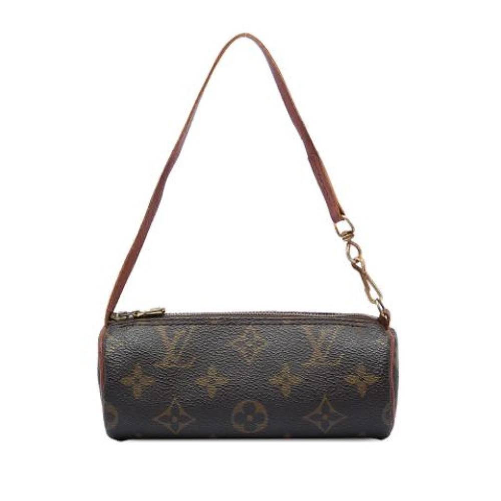Louis Vuitton Vintage Pre-owned Papillon Pochette - Vintage - Dame - Brun - ONE SIZE - Læder