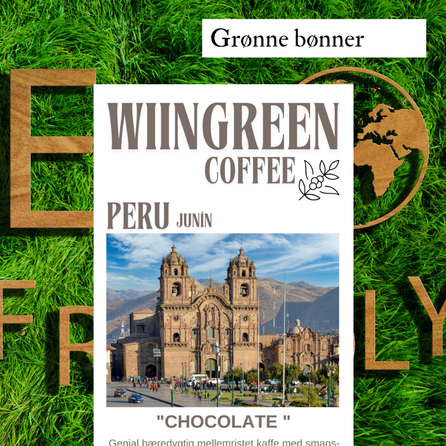 Peru Junin, ØKOLOGISK Grønne bønner, 1000 gr