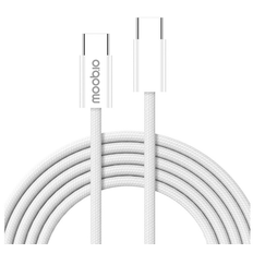 Moobio Braided USB-C to USB-C Cable - flätad laddkabel - 3 meter