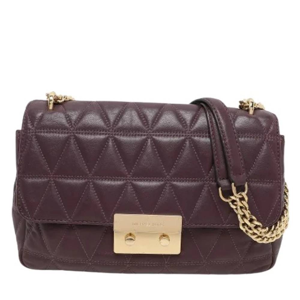Michael Kors Pre-owned Pre-owned Sloan Shoulder Bag - Vintage - Dame - Lilla - ONE SIZE - Uld