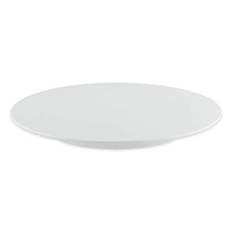 thermohauser Tortenplatte aus Melamin weiß, rund, Durchmesser 32,0x2,5 cm, mit feststehendem Fuß, Kunststoff