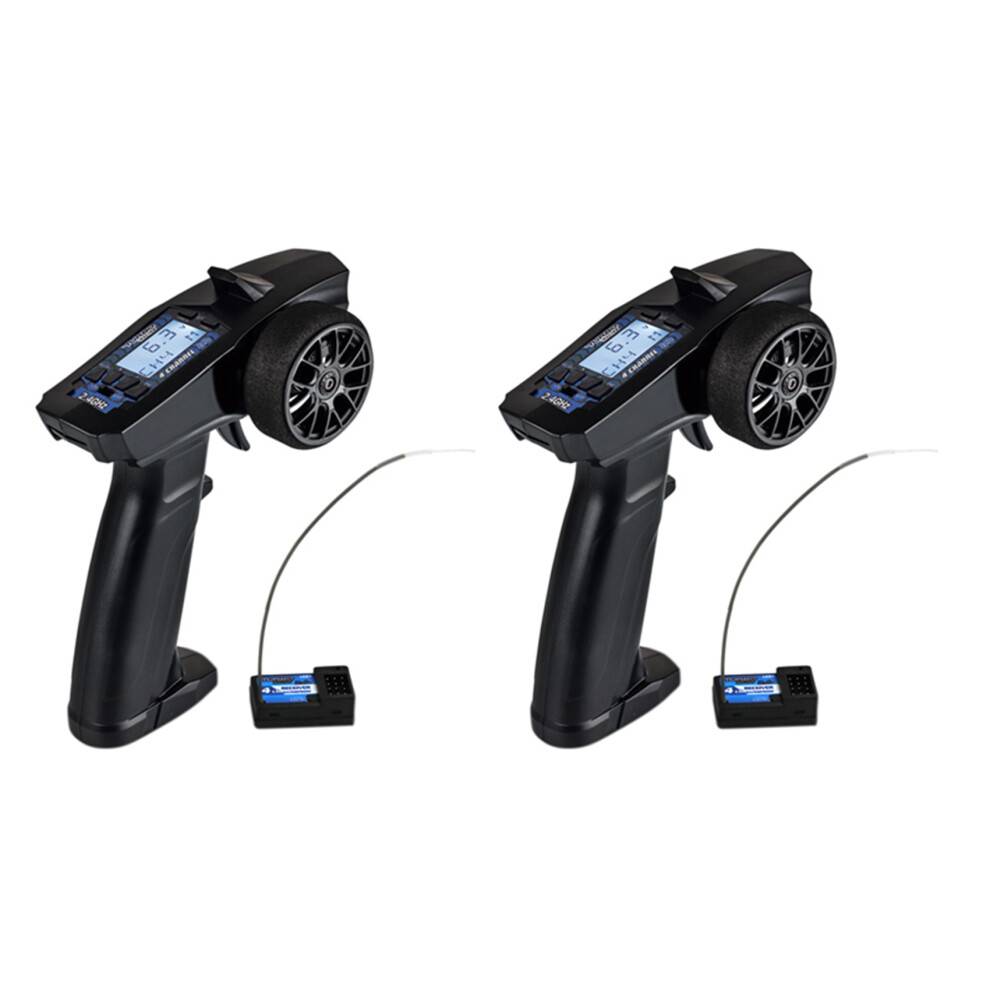 2X P32 Turbo Racing 91803G-C 2.4G 4CH VT System Lcd Display Radio Zender Afstandsbediening Met Modtager For Rc Auto