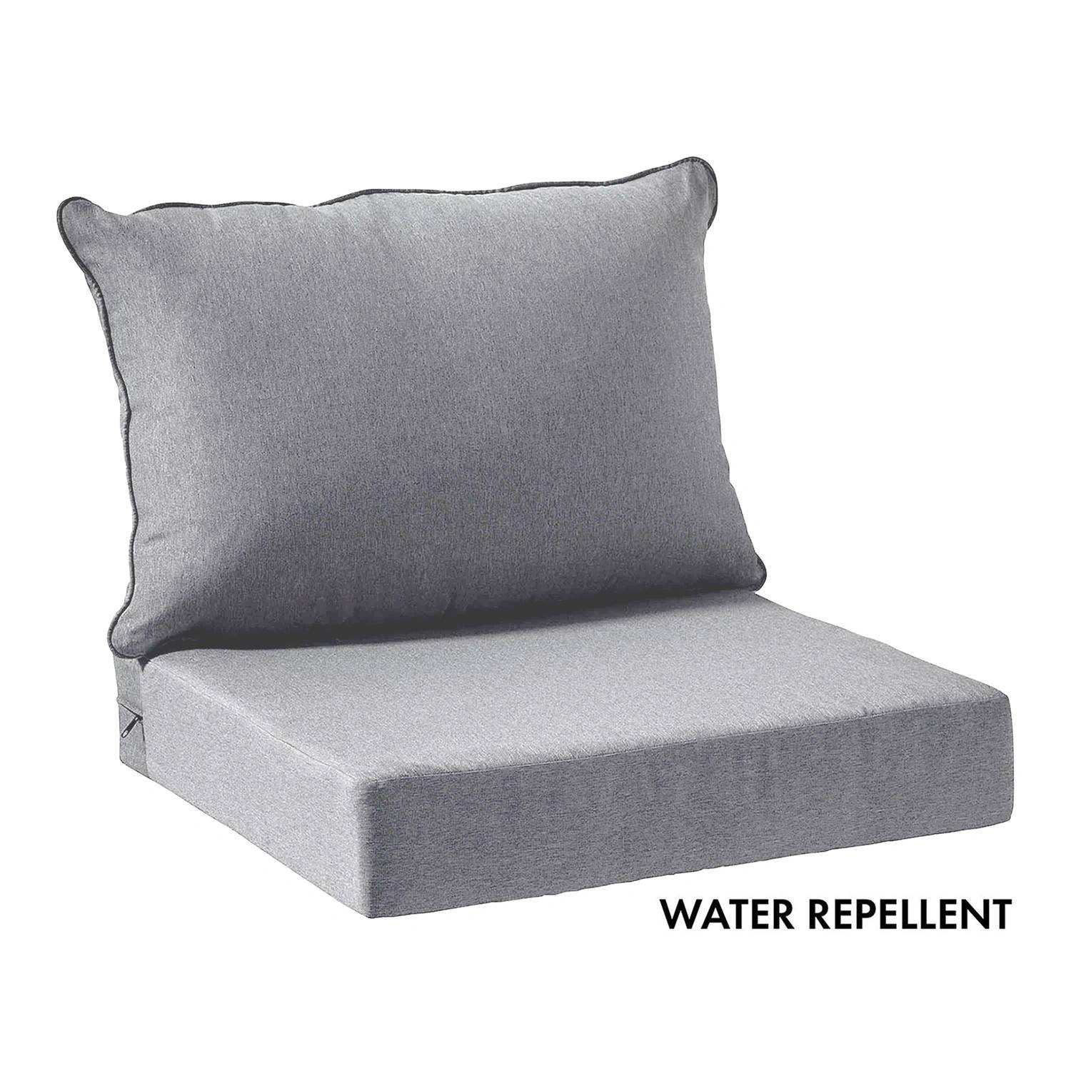 Royal WR Ken/Barbie loungedynor, Cement 75x75 cm - Grå