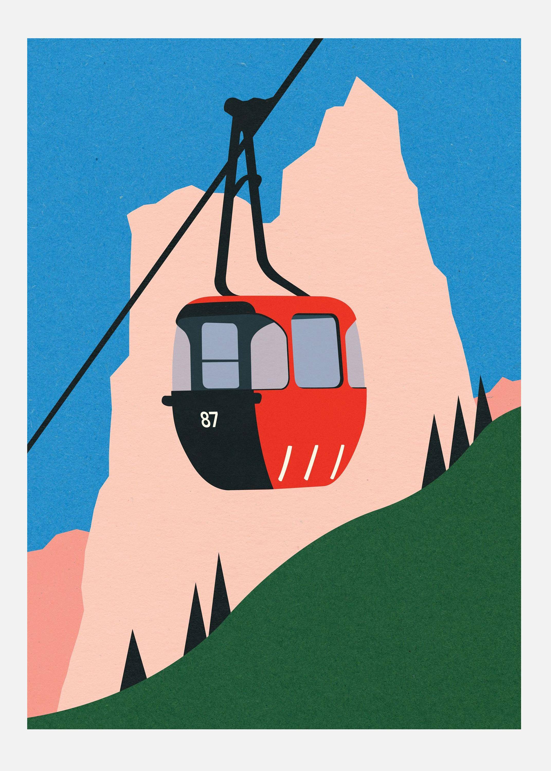 Allgau Alps Canvastavla (70x100 cm)