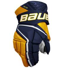 Bauer Handske Vapor Hyperlite SR Navy/Gold - Blå/Gold (14)