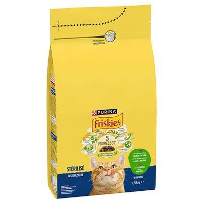 PURINA Friskies Sterilised med lamm, kyckling & grönsaker