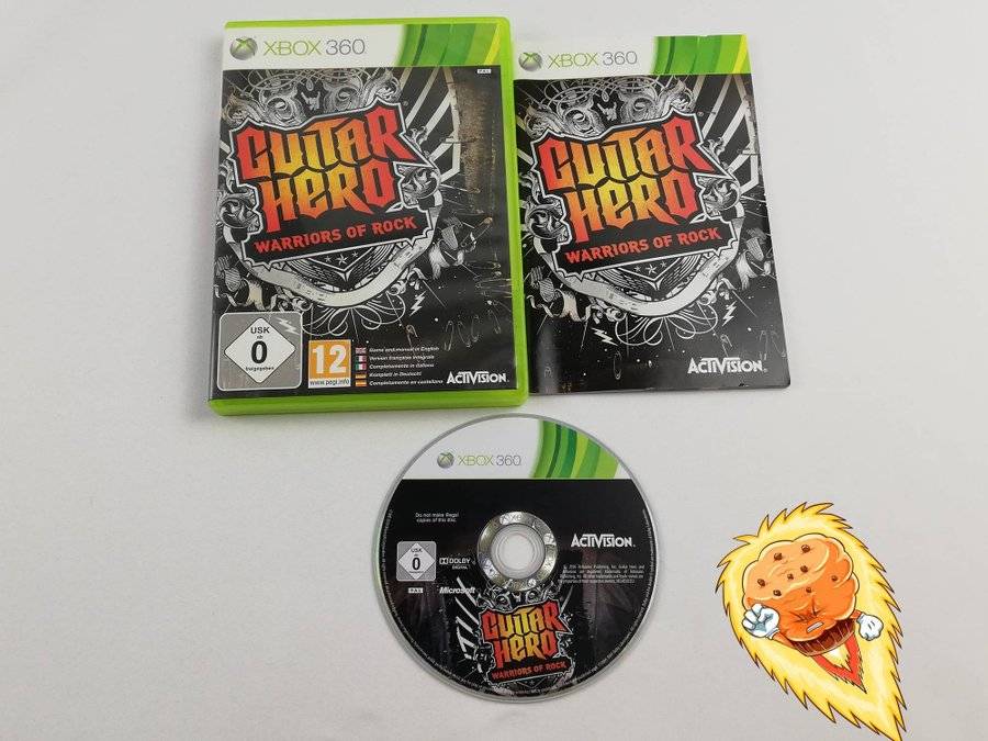 Guitar Hero Warriors of Rock MYCKET FIN SKIVA Xbox 360