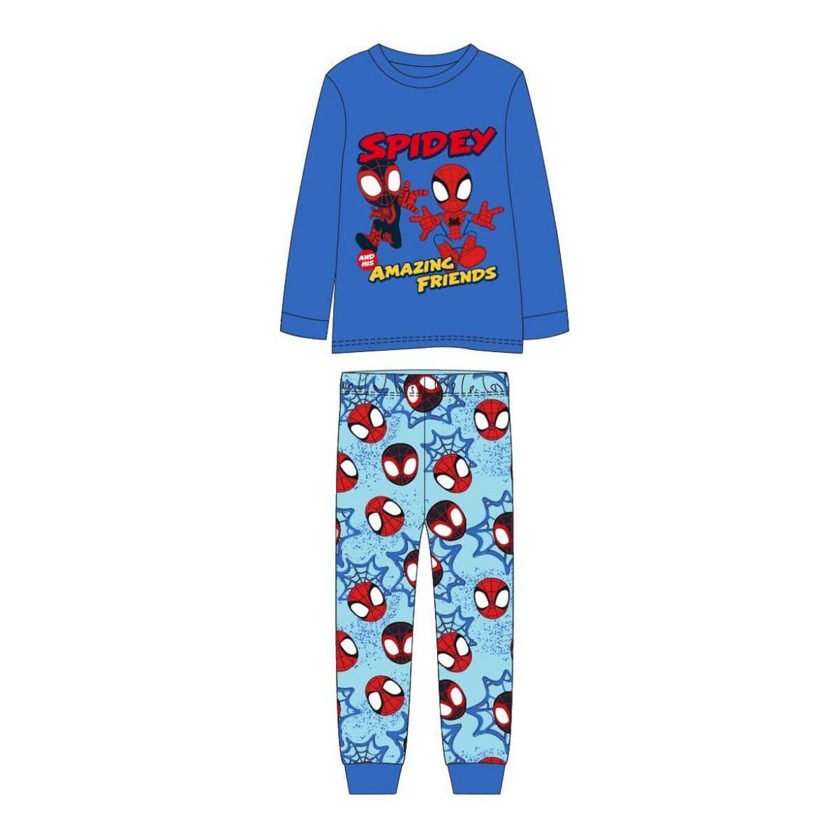 Nattøj Børns Spidey Blå 6 Ã¥r