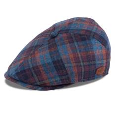 MJM Hats MJM Rebel Sixpence - Silk Wool - Purple Check, 56 (S) / Lilla / Sixpence