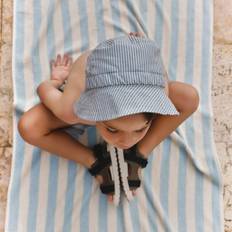 Wheat Bøllehat Tilo Stl. 1-3y/51-52cm unisex - Solhatt Från Magasin - Blue Swim Stripe (1-3y/51-52cm)