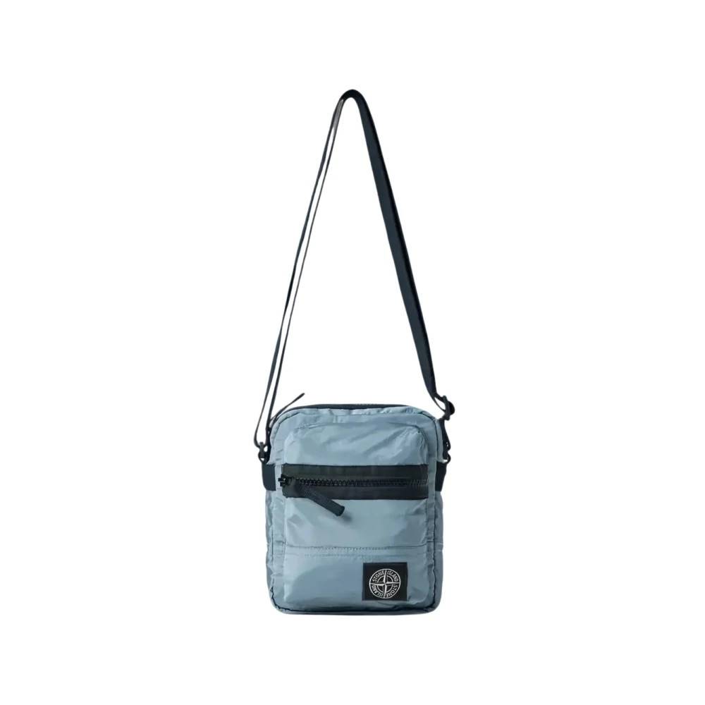 Stone Island Cross Body Bag - Tasker - Herre - Grå - ONE SIZE - Uld