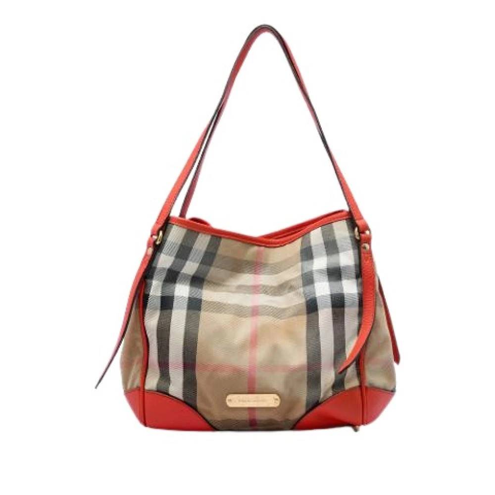 Burberry Vintage Pre-owned Canterbury Tote Bag - Vintage - Dame - Flerfarvet - ONE SIZE - Uld