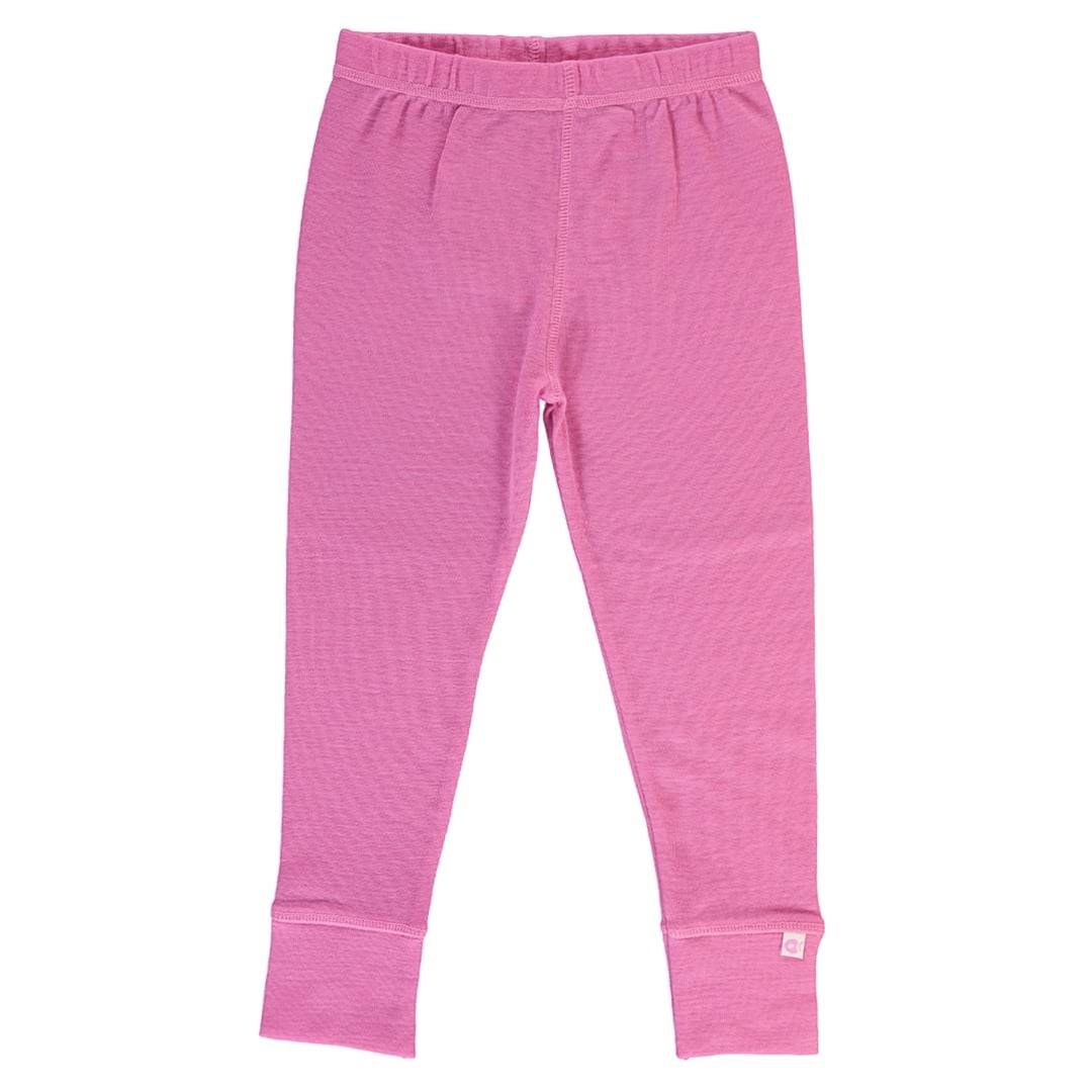 Leggings i merinould - Pink / 56-62 cm