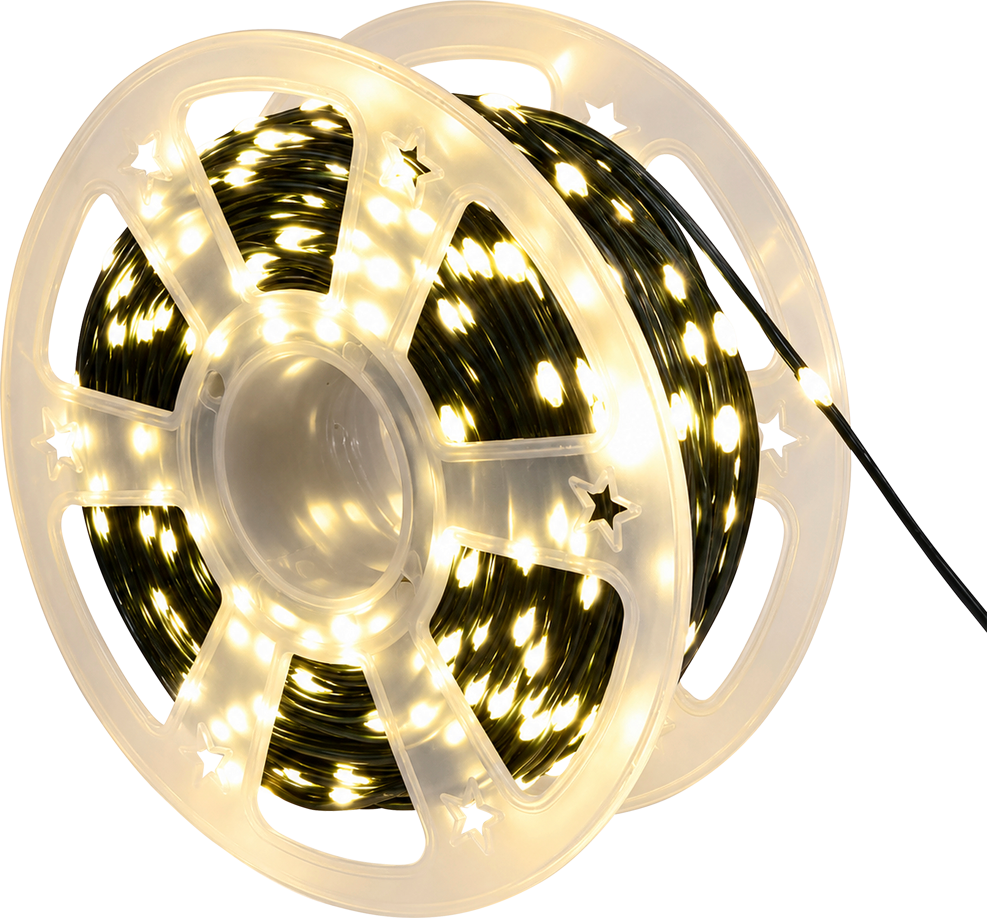 Dga lyskæde med 2500 led grøn 124,95mip44, 5 m lead cable