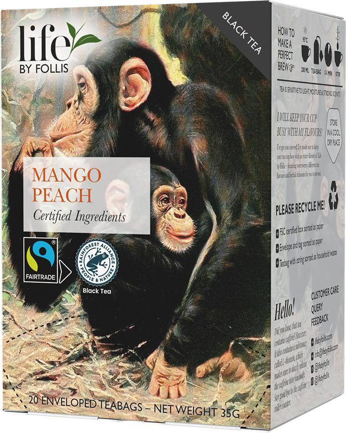 Te LIFE BY FOLLIS Mango Peach 20/fp.