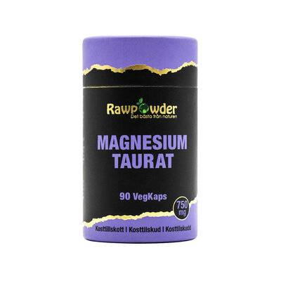 Rawpowder Magnesium Taurat 750mg 90 kap "Mängdrabatt"