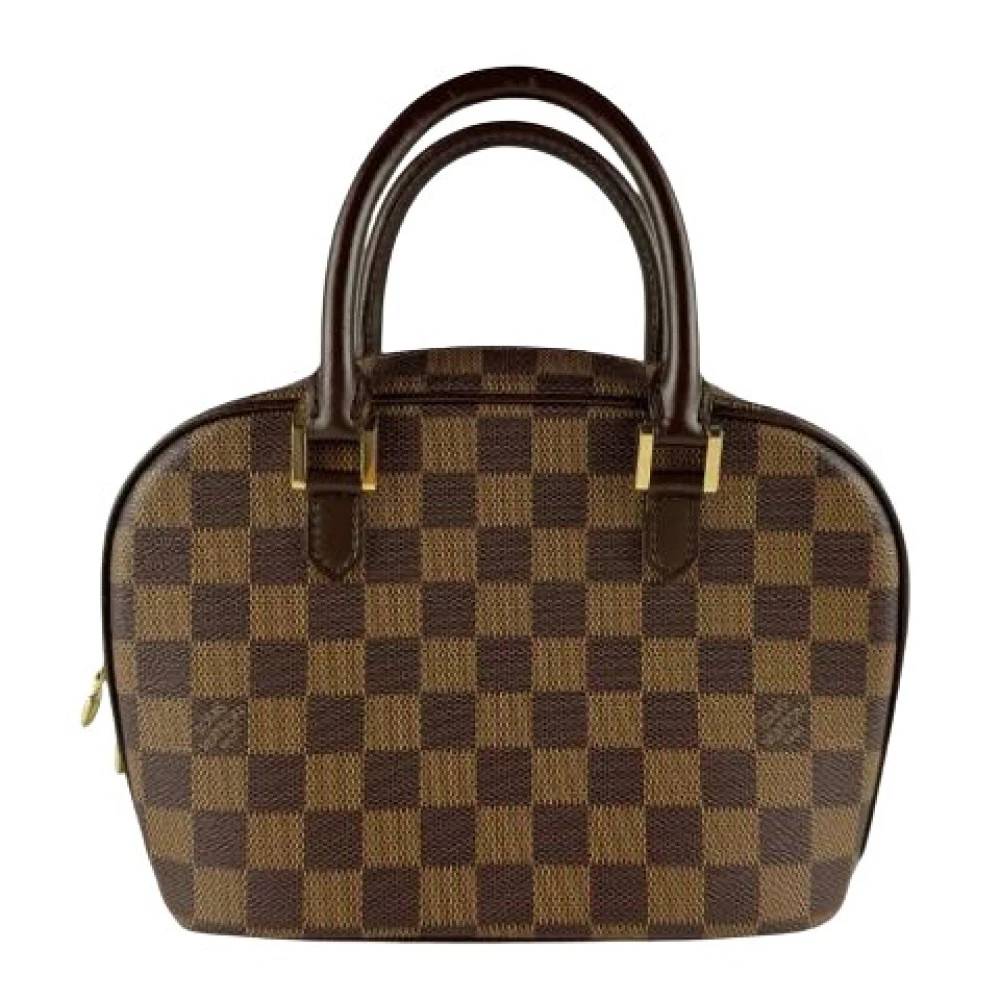 Louis Vuitton Vintage Pre-owned Vintage Damier Ebene Håndtaske - Vintage - Dame - Brun - ONE SIZE - Uld